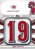 2022 Topps #JNM-JV Joey Votto Jersey Number Medallion Commemorative Relics