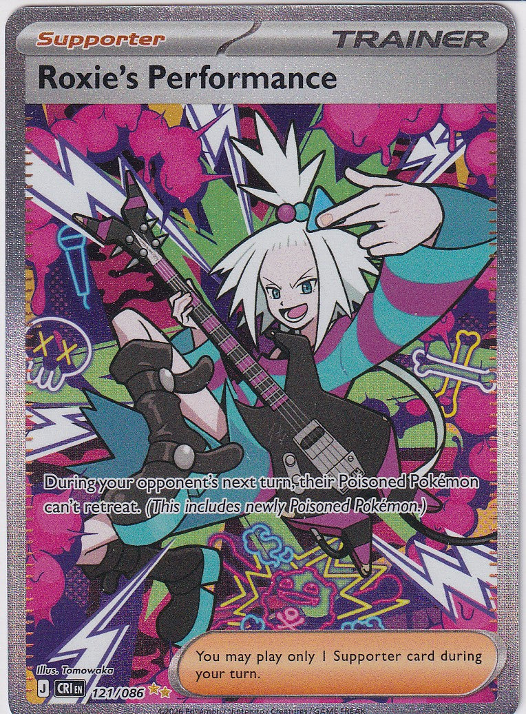 ME04: Chaos Rising #121/086 Roxie's Performance Special Illustration Rare