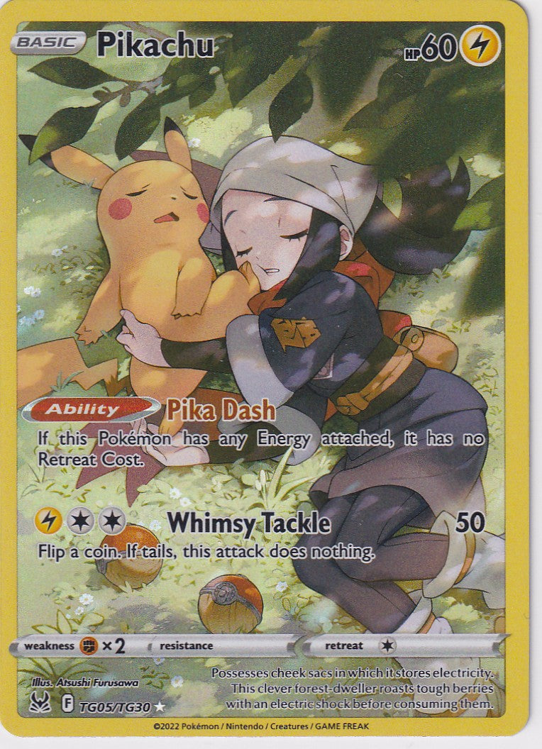 Lost Origin Trainer Gallery #TG05/TG30 Pikachu Ultra Rare