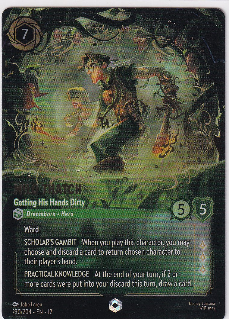 Milo Thatch - Enchanted Wilds Unknown #230/204