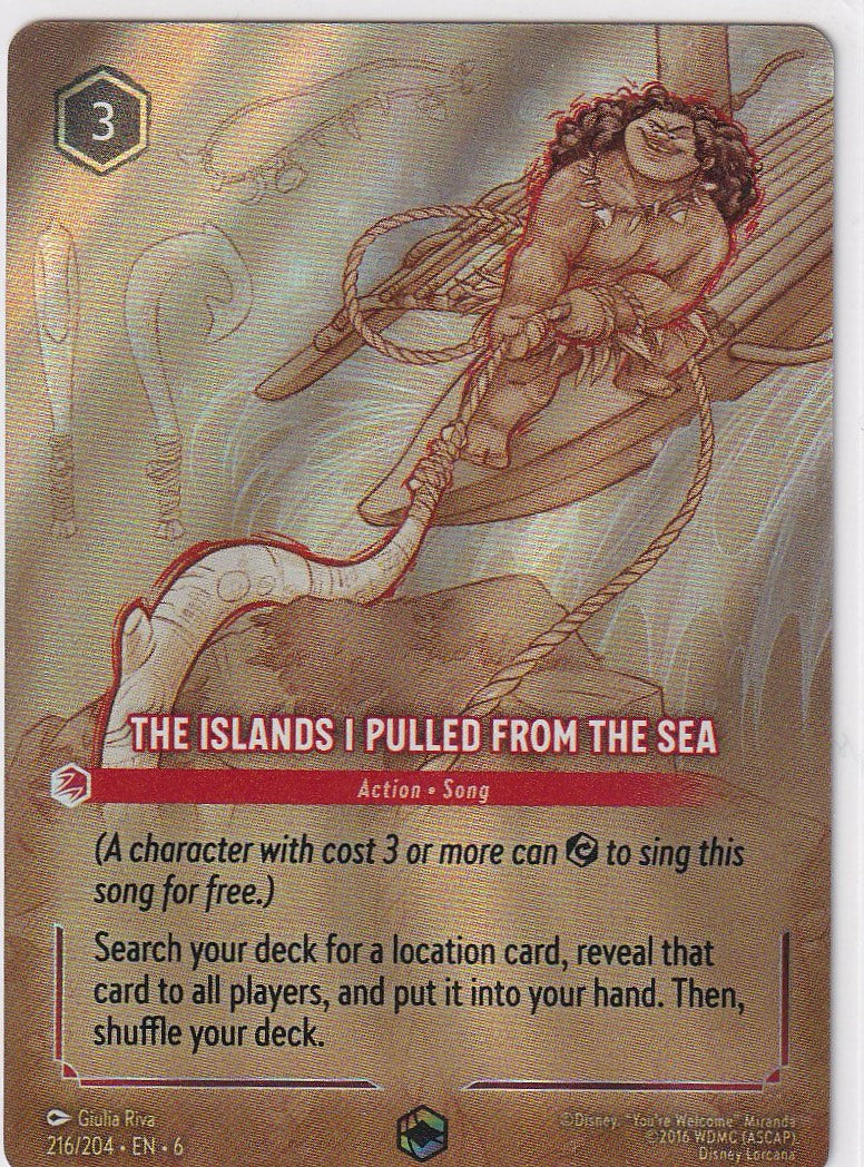 Azurite Sea #216/204 The Islands I Pulled From The Sea (Enchanted)