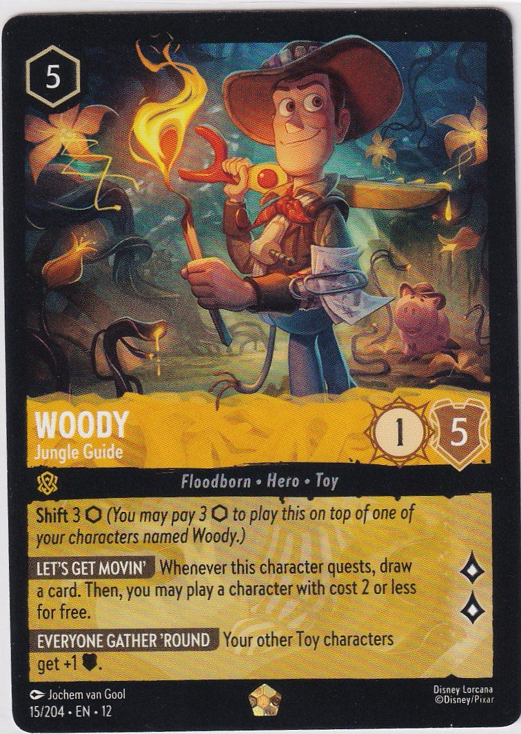 Woody-Jungle Guide-Wilds Unknown #15/204 - Legendary