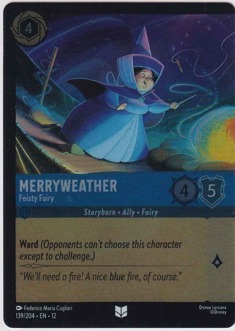 Merryweather- Feisty Fairy-Wilds Unknown #139/204 - Cold Foil