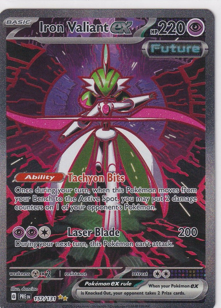 Iron Valiant -Prismatic Evolutions #157/131 ex-Special Illustration Rare