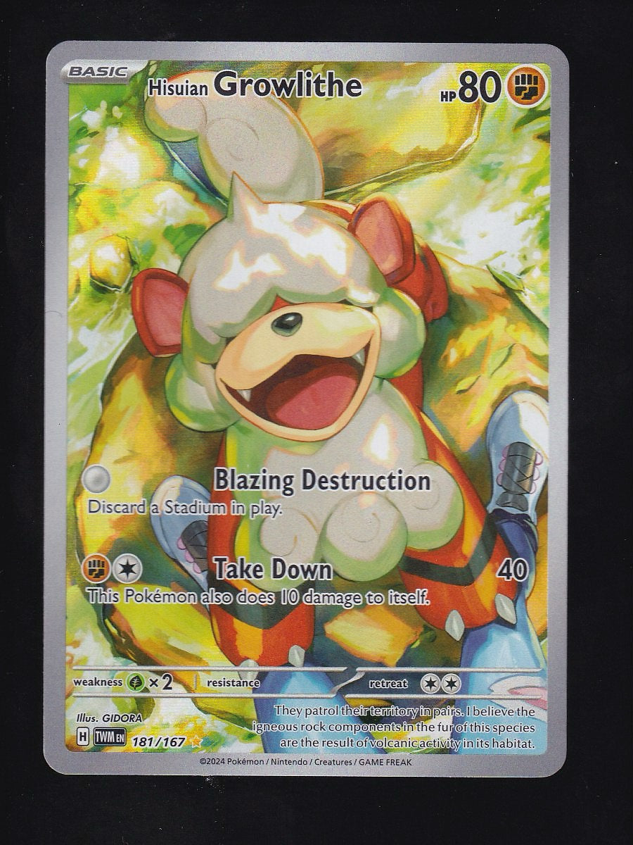 SV06: Twilight Masquerade #181/167 Hisuian Growlithe