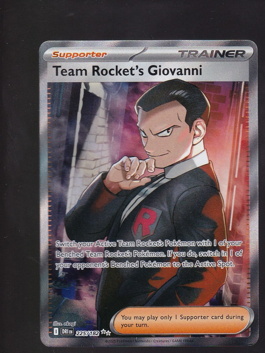 SV10: Destined Rivals #225/182 Team Rocket's Giovanni