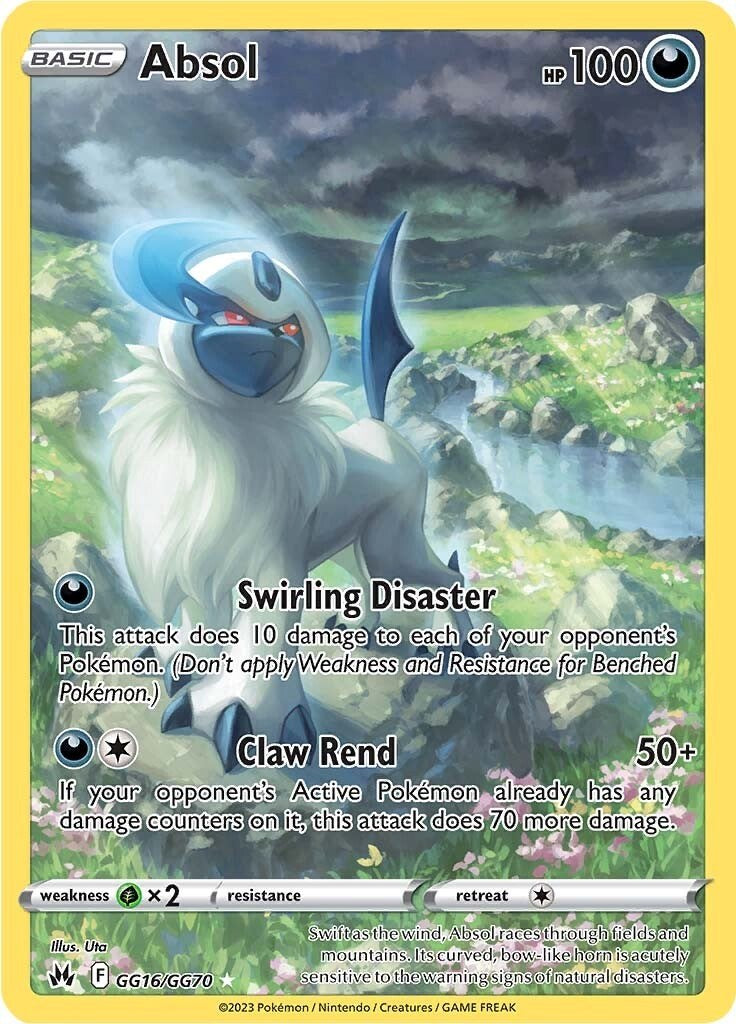 SWSH: Crown Zenith: Galarian Gallery #GG16/GG70 Absol