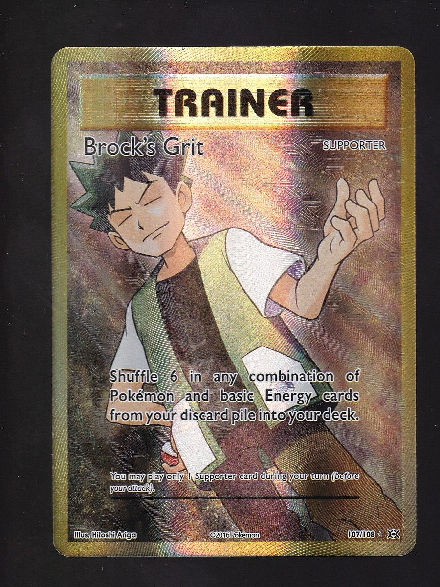 XY - Evolutions #107/108 Brock's Grit (Full Art)