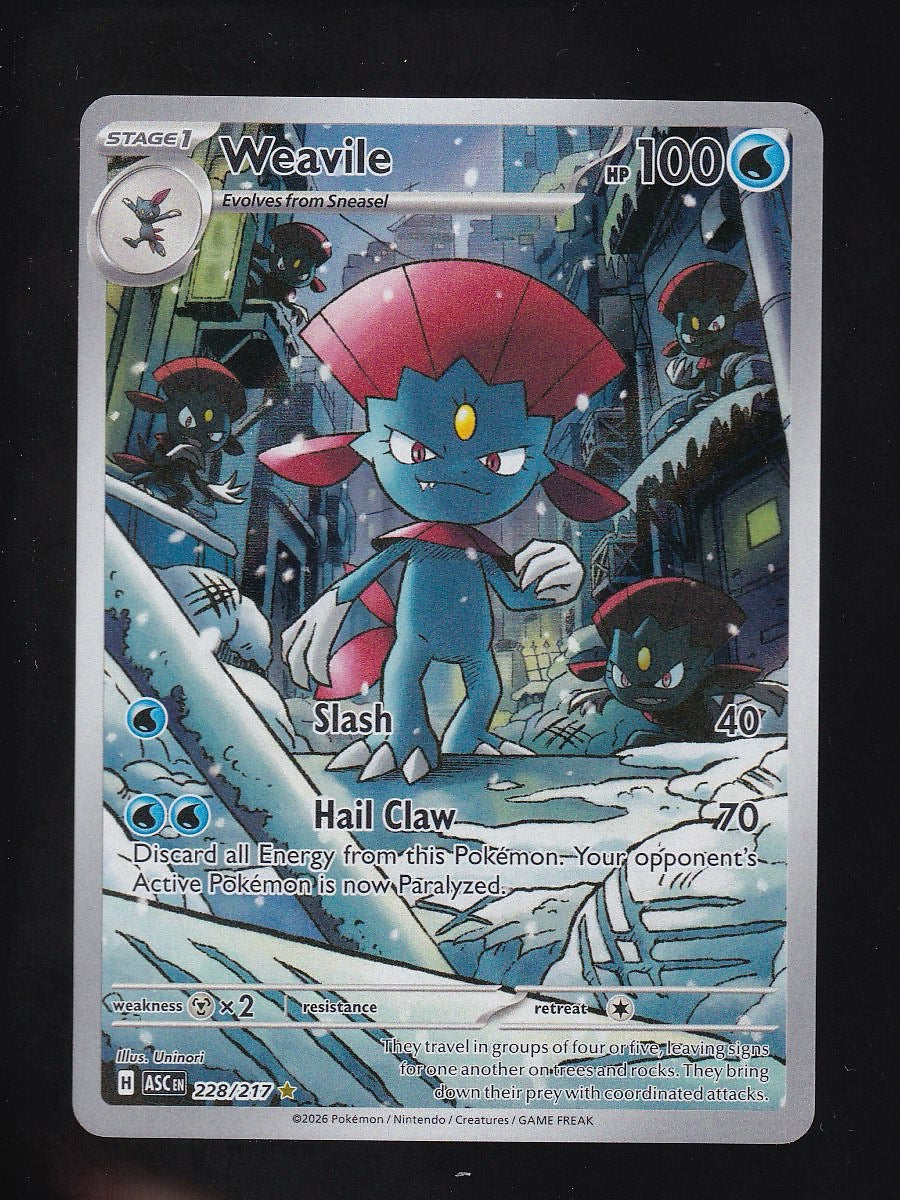 ME: Ascended Heroes #228/217 Weavile