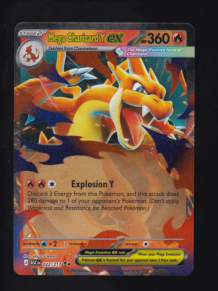 ME: Ascended Heroes #022/217 Mega Charizard Y ex