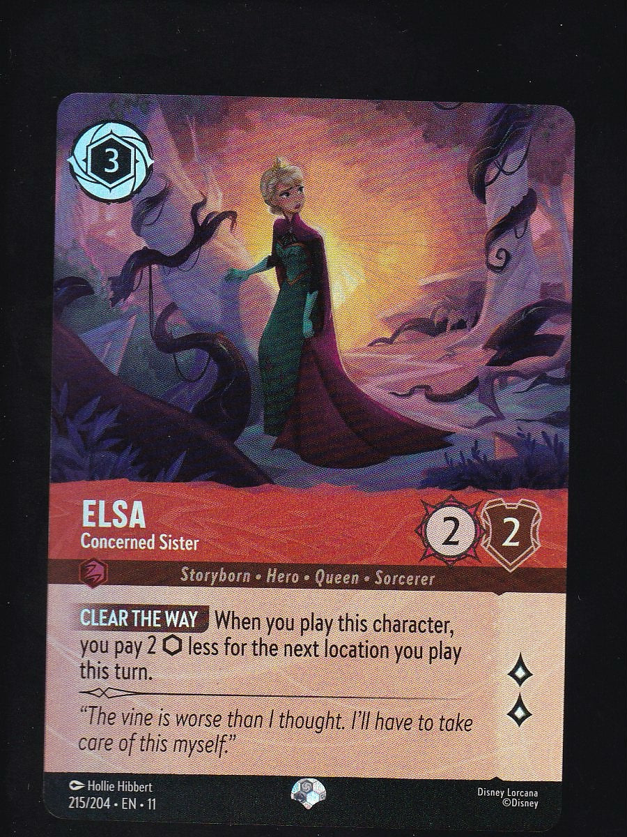 Winterspell #215/204 Elsa Concerned Sister-Epic