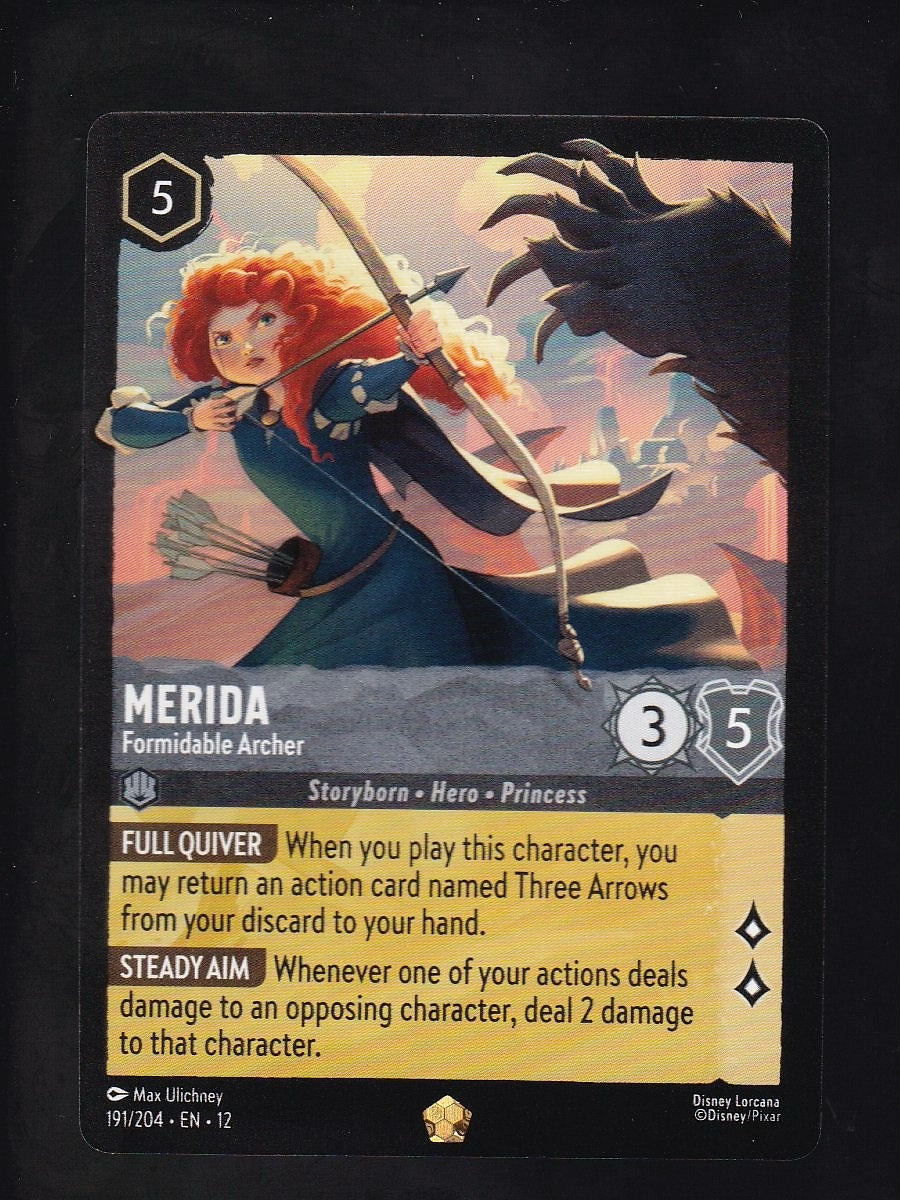 Wilds Unknown #191/204 Merida-Fromidable Archer Legendary