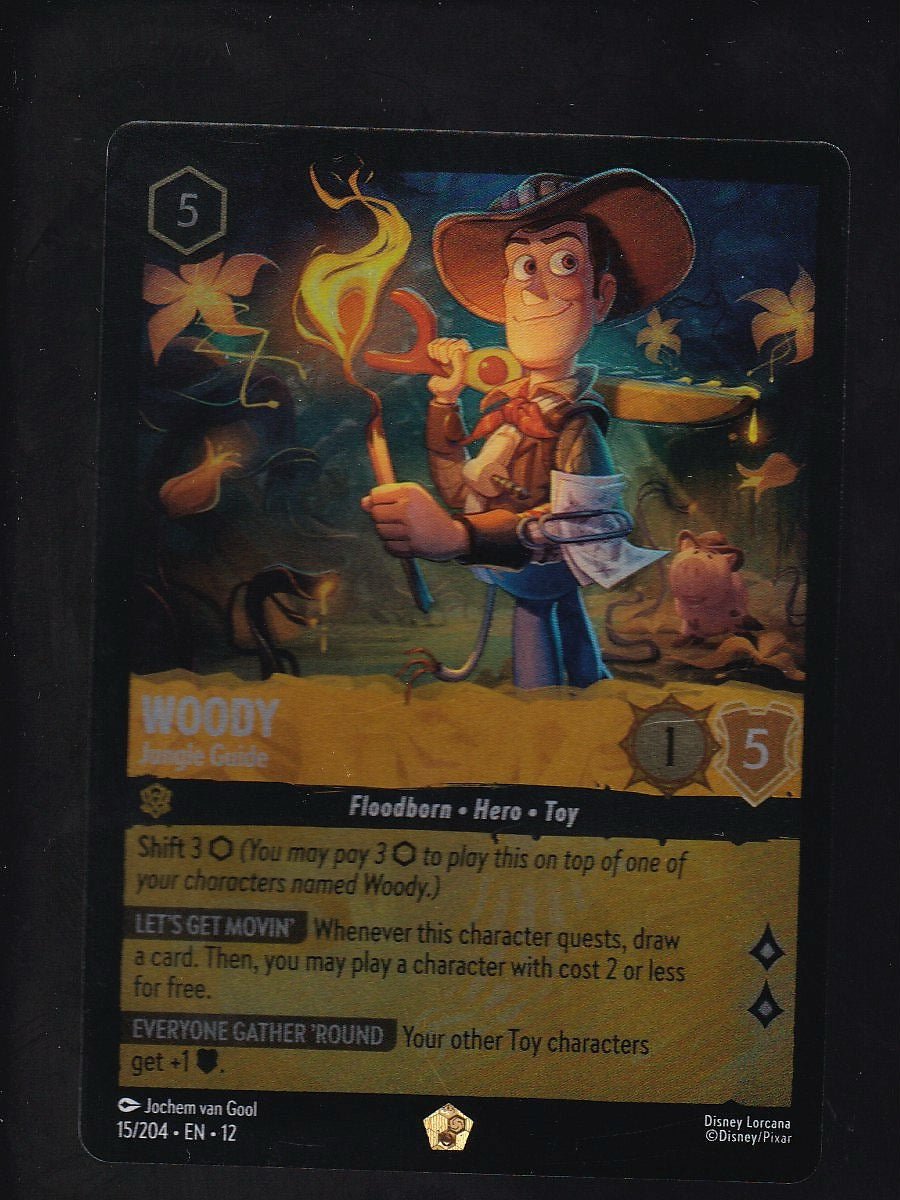 Wilds Unknown #15/204 Woody-Jungle Guide Legendary Cold Foil