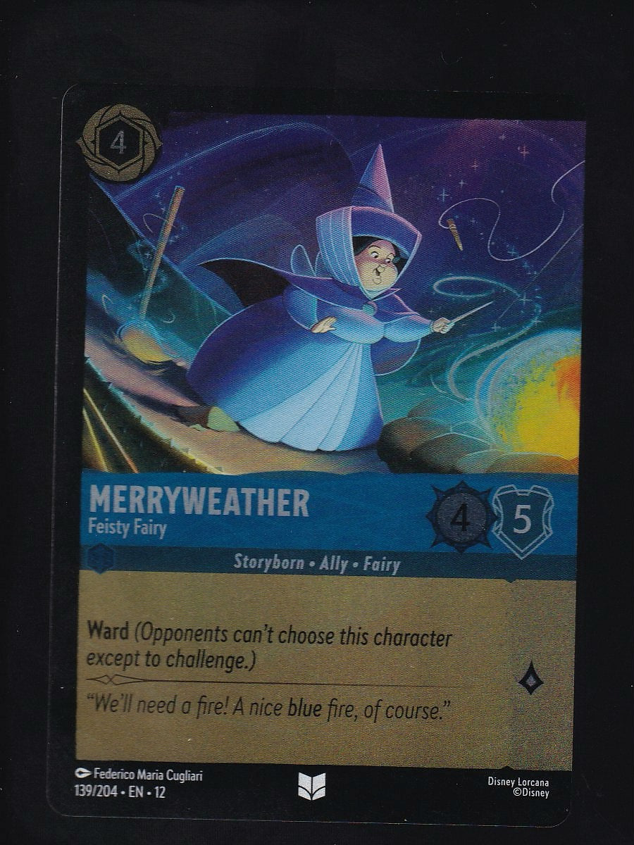 Wilds Unknown #139/204 Merryweather-Feisty Fairy Cold Foil