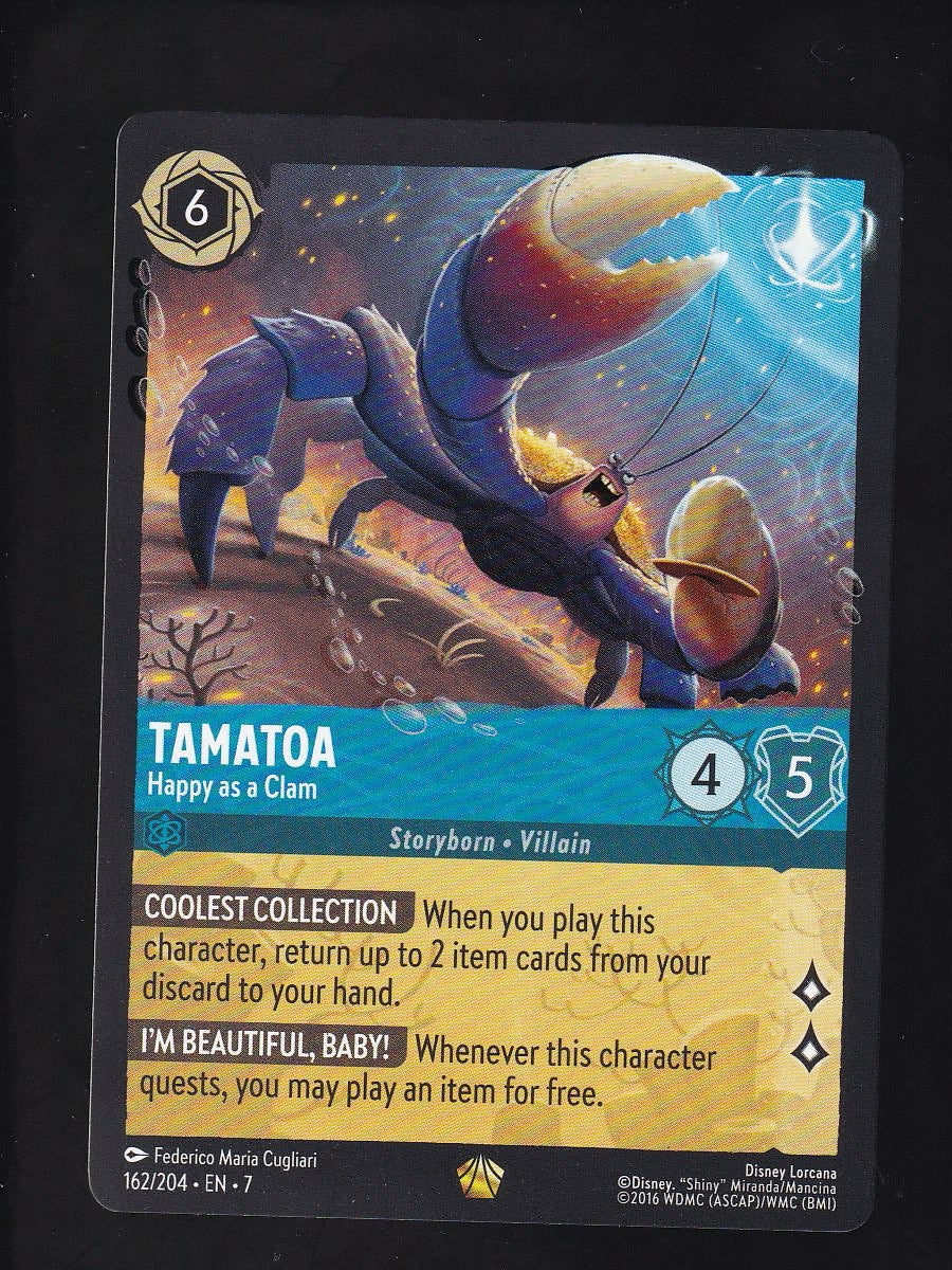 Archazia's Island #162/204 Tamatoa - Happy as a Clam Legendary
