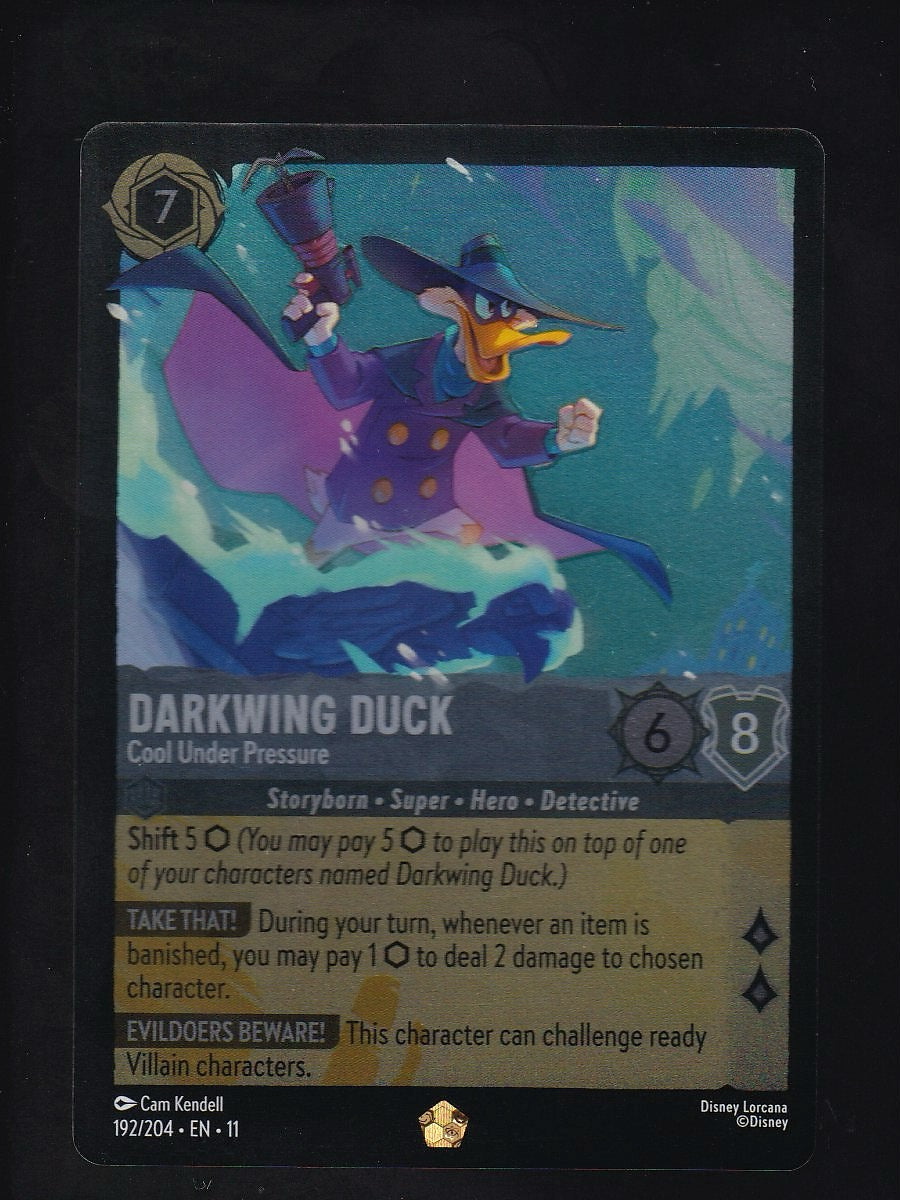 Winterspell #192/204 Darkwing Duck -Cool Under Pressure Cold Foil Legendary