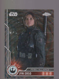 2023 Topps Chrome Star Wars #19 Jyn Erso Black Wave