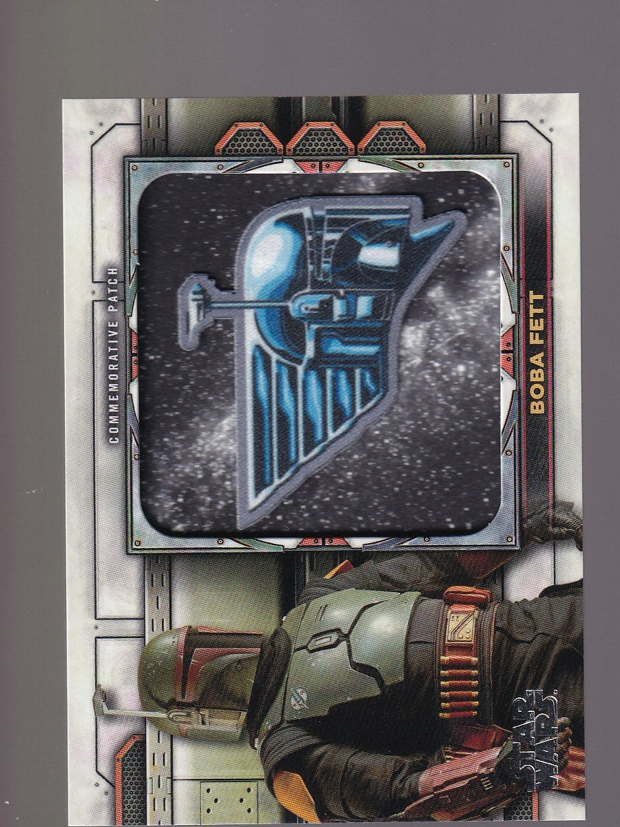 2022 Topps Star Wars: The Book of Boba Fett #MP-7 Boba Fett Commemorative Patch