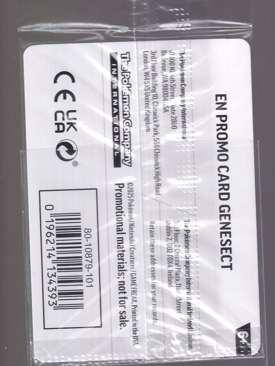 Phastasmal Flames #008/094 Genesect Cosmo Best Buy Exclusive Sealed Promo