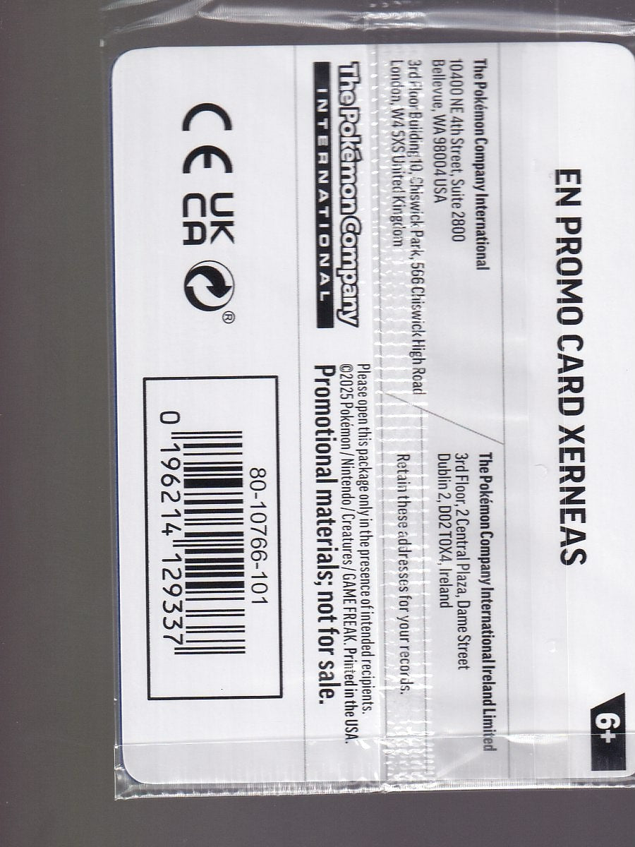 Best Buy Exclusive #064/132 Xerneas (Mega Evolution Stamped) Sealed Promo