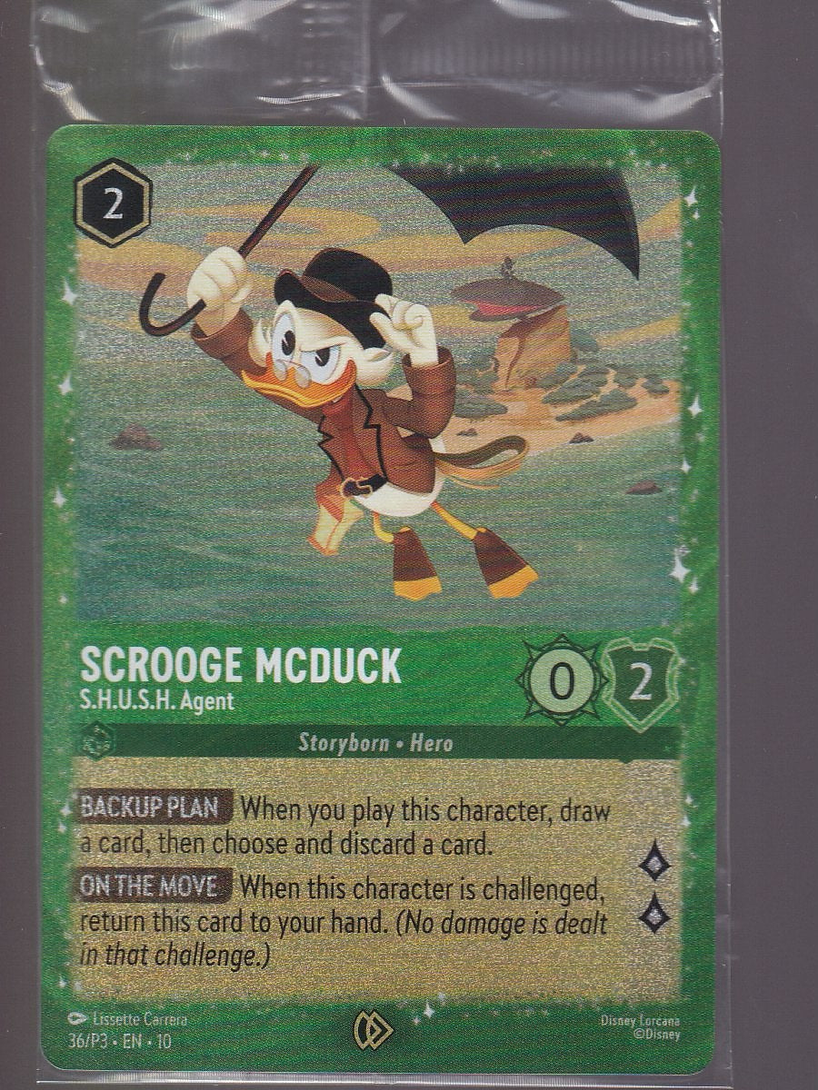 Whispers in the Well #89/204 Scrooge McDuck Sealed Promo
