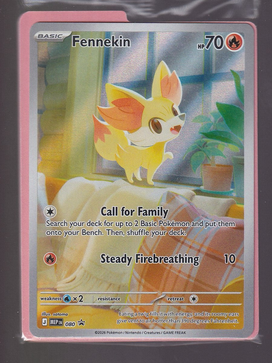 ME: Mega Evolution Promo #080 Fennekin Sealed Promo
