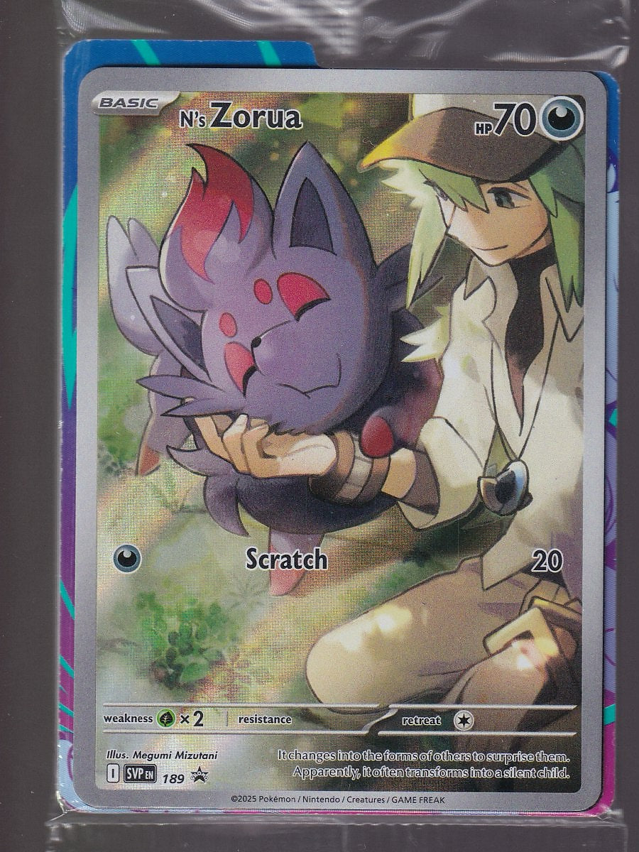 SV: Scarlet & Violet Promo Cards #189 N's Zorua Sealed Promo