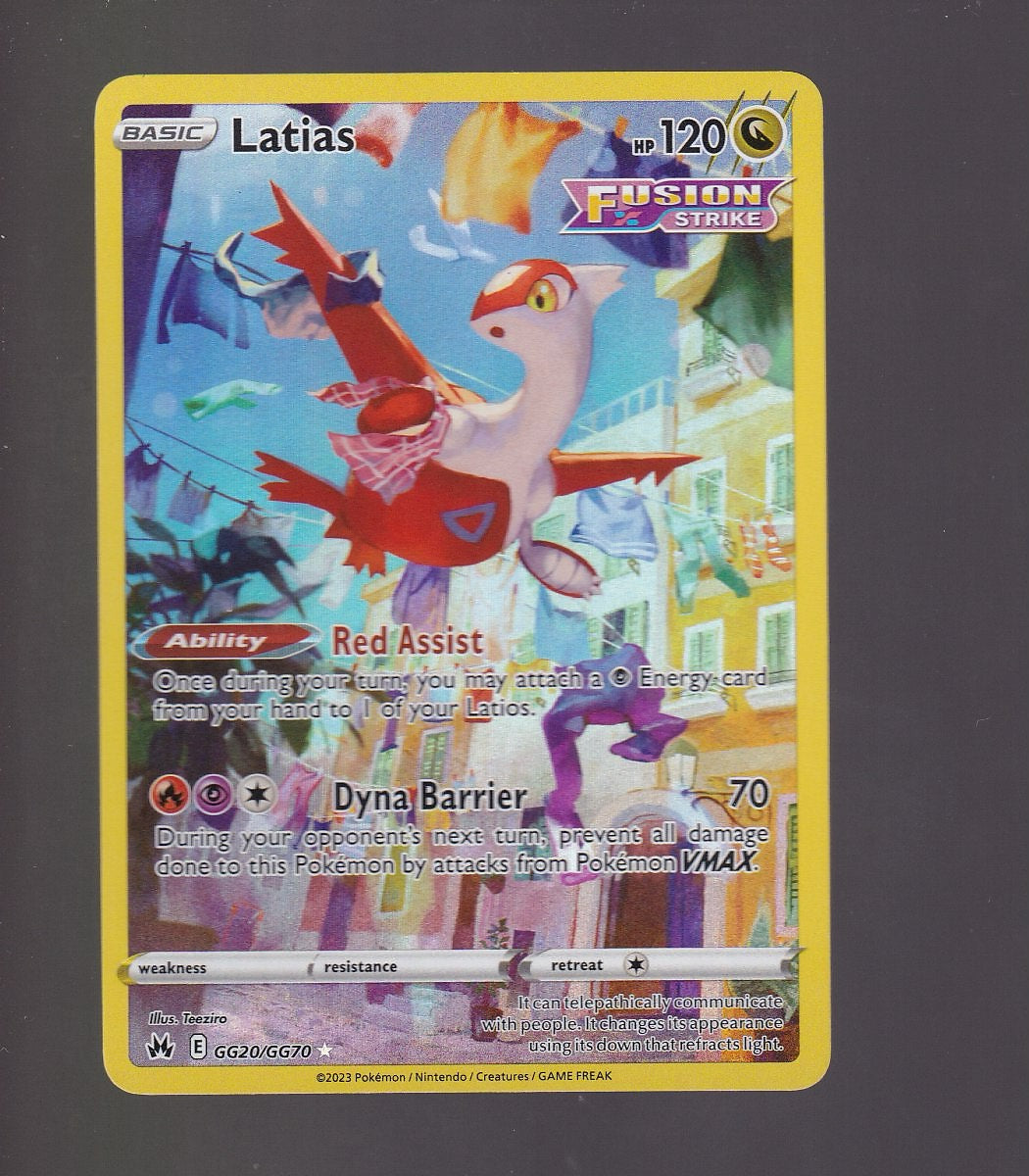 SWSH: Crown Zenith: Galarian Gallery #GG20/GG70 Latias