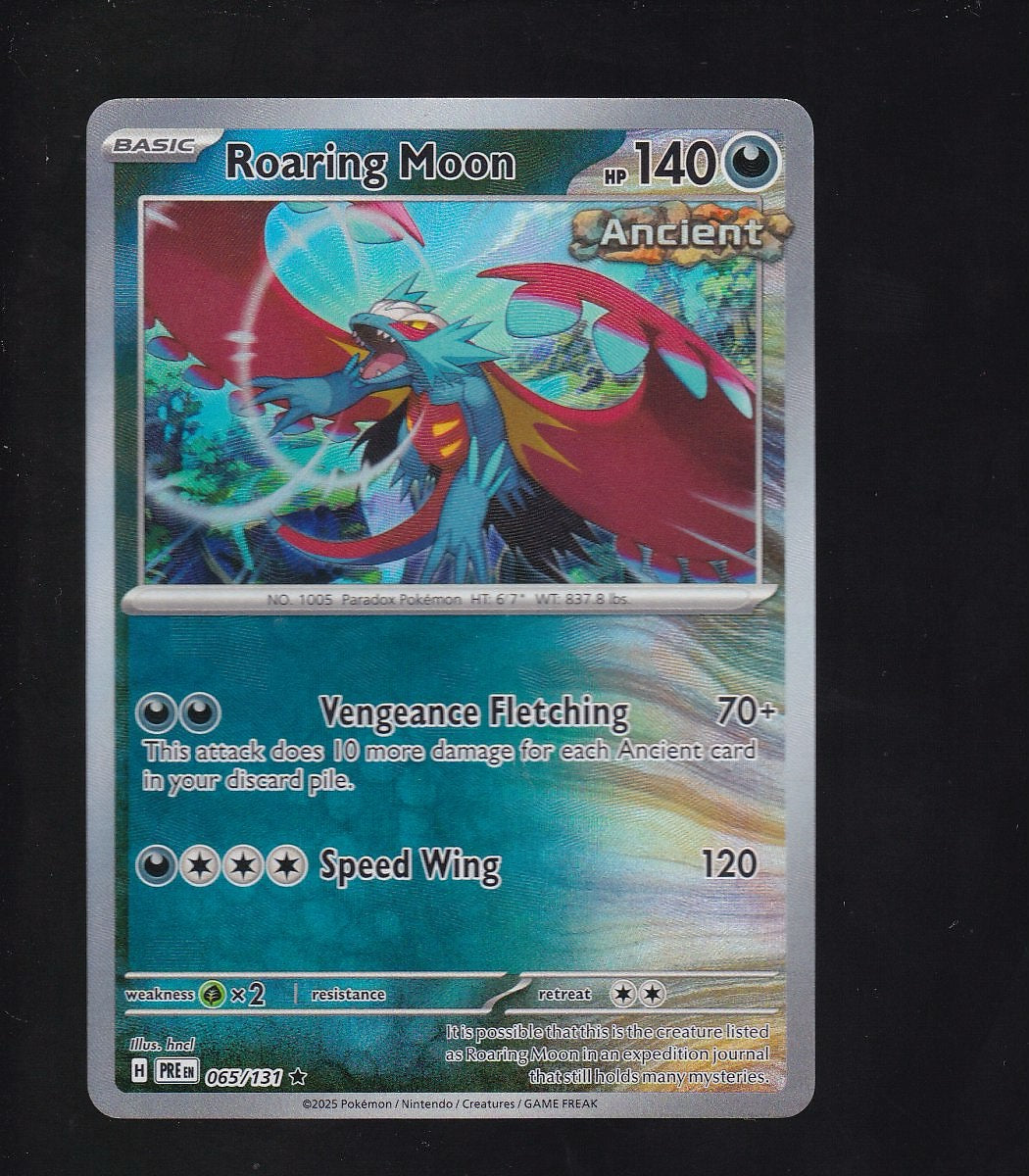 SV: Prismatic Evolutions #065/131 Roaring Moon (Master Ball Pattern)