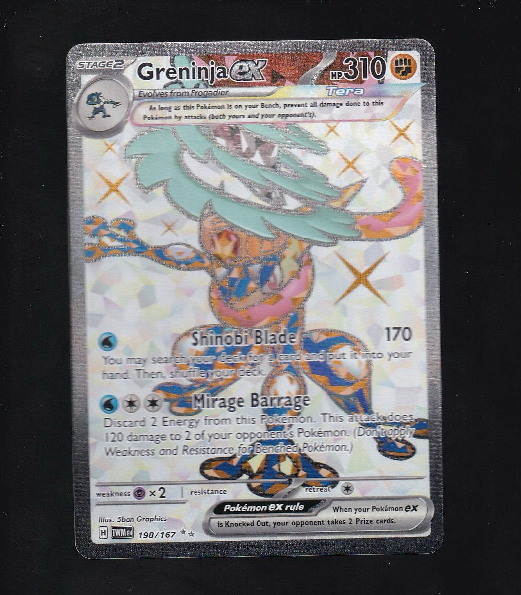 SV06: Twilight Masquerade #198/167 Greninja ex