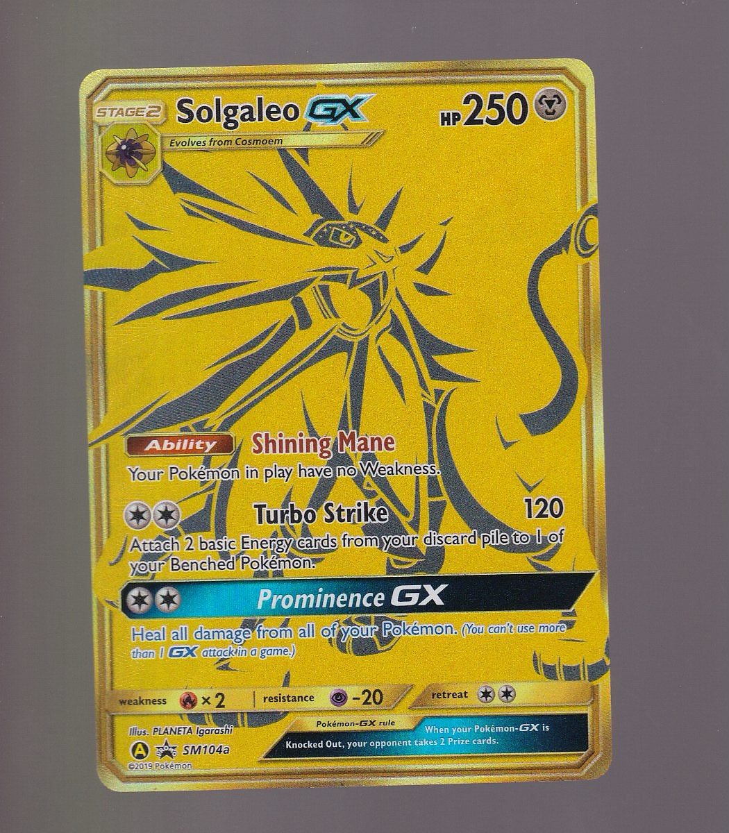 SM Promos #SM104a Solgaleo GX