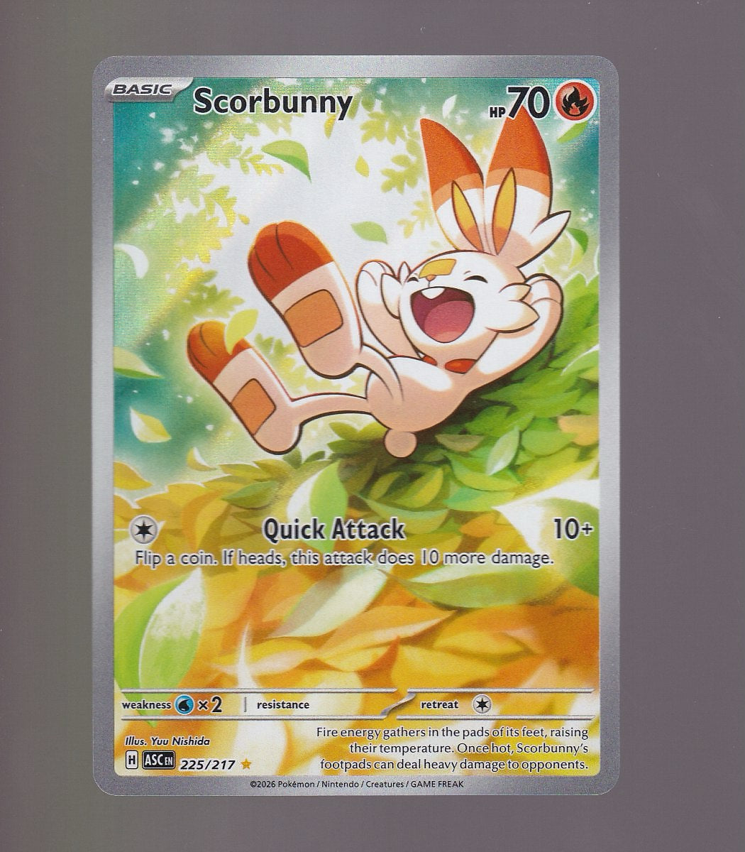ME: Ascended Heroes #225/217 Scorbunny