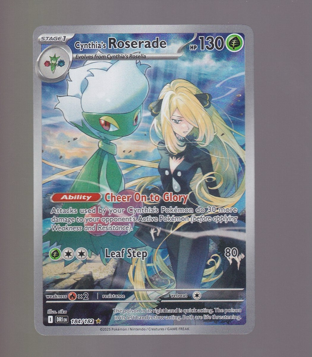 SV10: Destined Rivals #184/182 Cynthia's Roserade