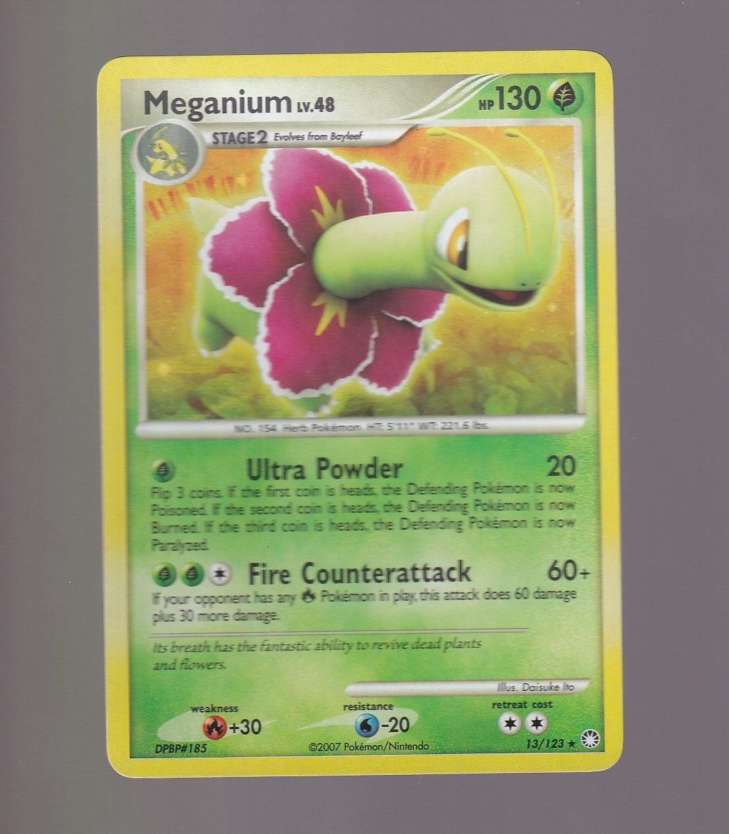 Mysterious Treasures #13/123 Meganium-Lightly Played