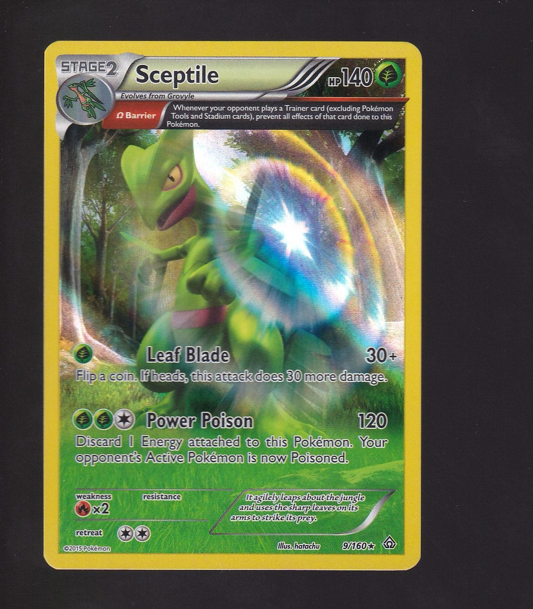 XY - Primal Clash #9/160 Sceptile (Omega)- Holo