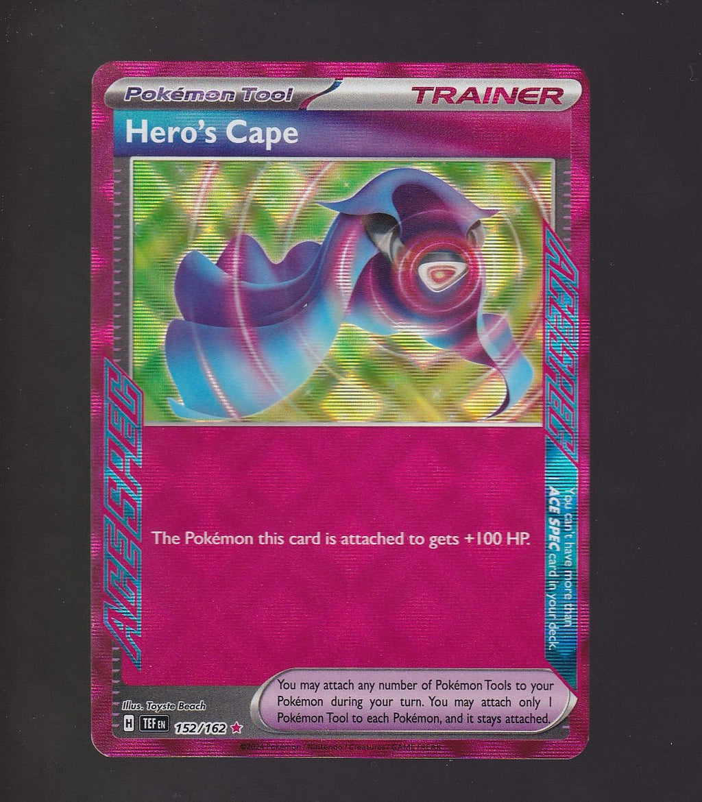 SV05: Temporal Forces-Pink Trainer #152/162 Hero's Cape