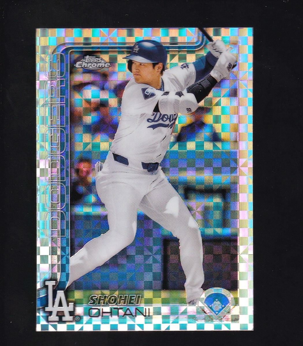 2025 Topps Chrome #1 Shohei Ohtani X-Fractors