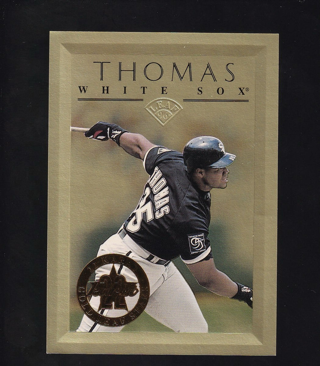 1996 Leaf #1 Frank Thomas Gold Leaf Stars #/2500