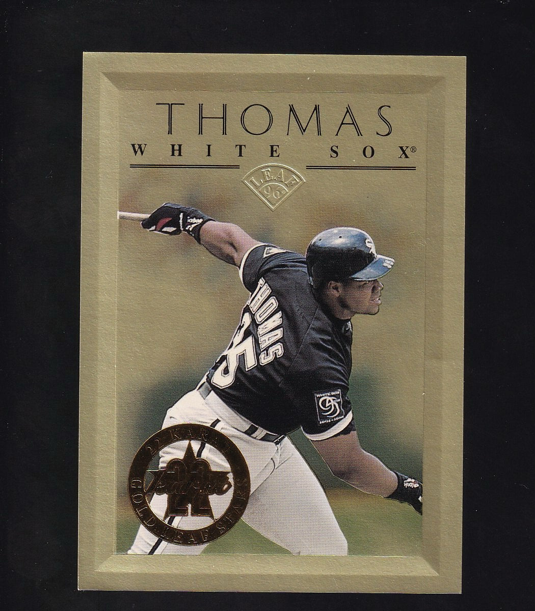 1996 Leaf #1 Frank Thomas Gold Leaf Stars #/2500