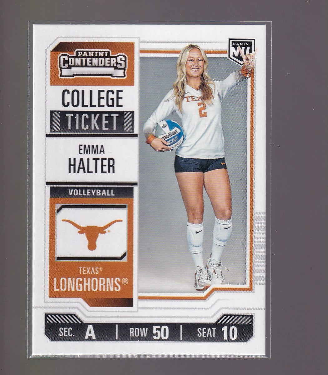 2025 Panini NIL Texas Longhorns #22 Emma Halter