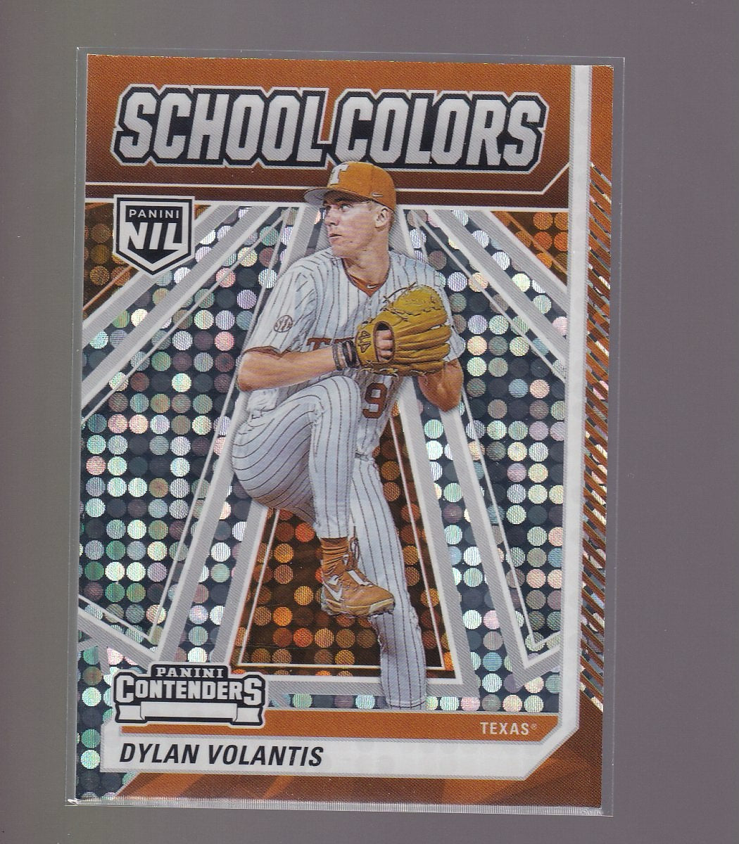 2025 Panini NIL Texas Longhorns #2 Dylan Volantis School Colors Donuts