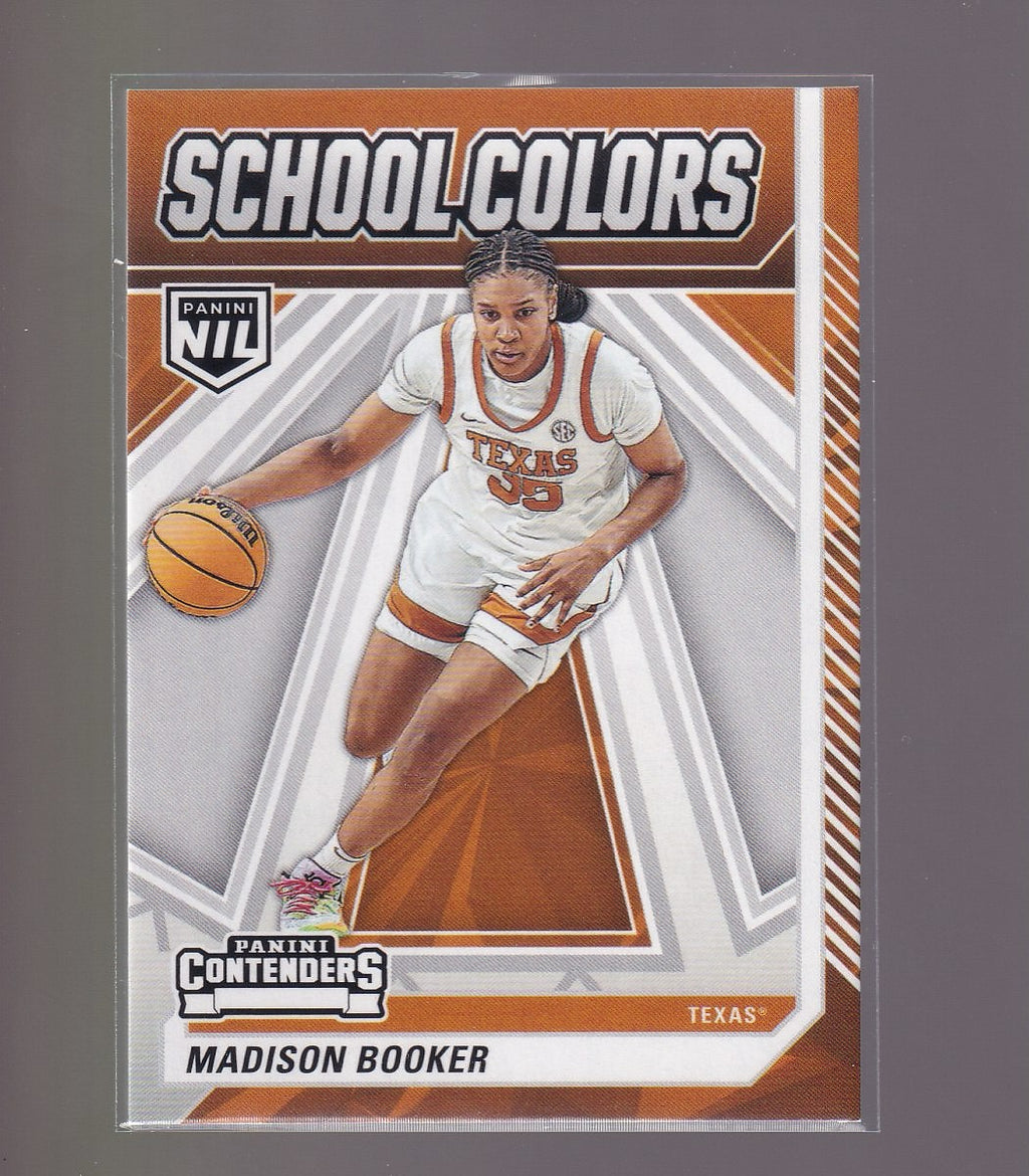 2025 Panini NIL Texas Longhorns #4 Madison Booker School Colors