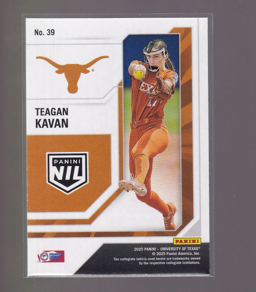 2025 Panini NIL Texas Longhorns #39 Teagan Kavan Legendary Contenders