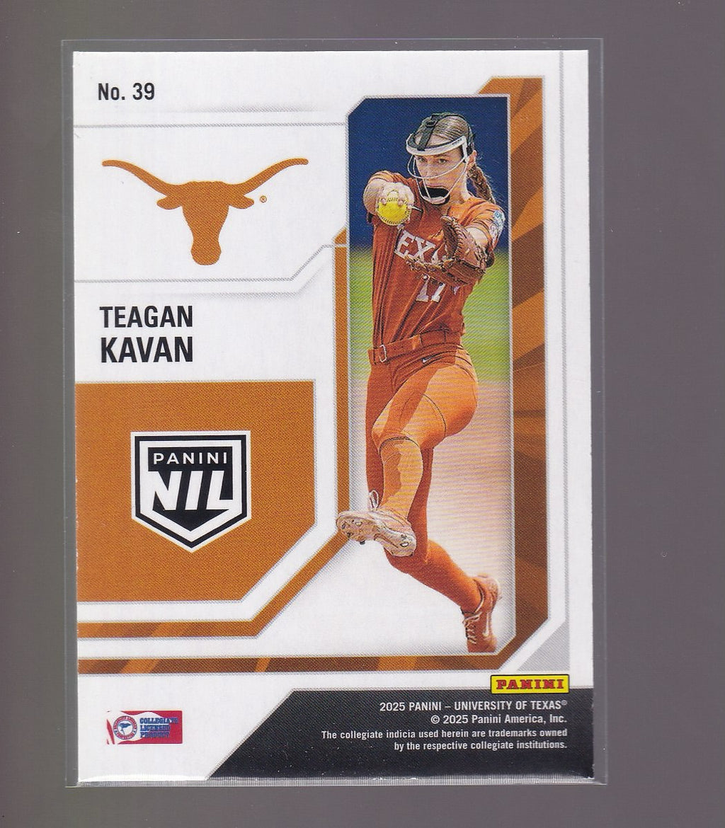 2025 Panini NIL Texas Longhorns #39 Teagan Kavan Legendary Contenders