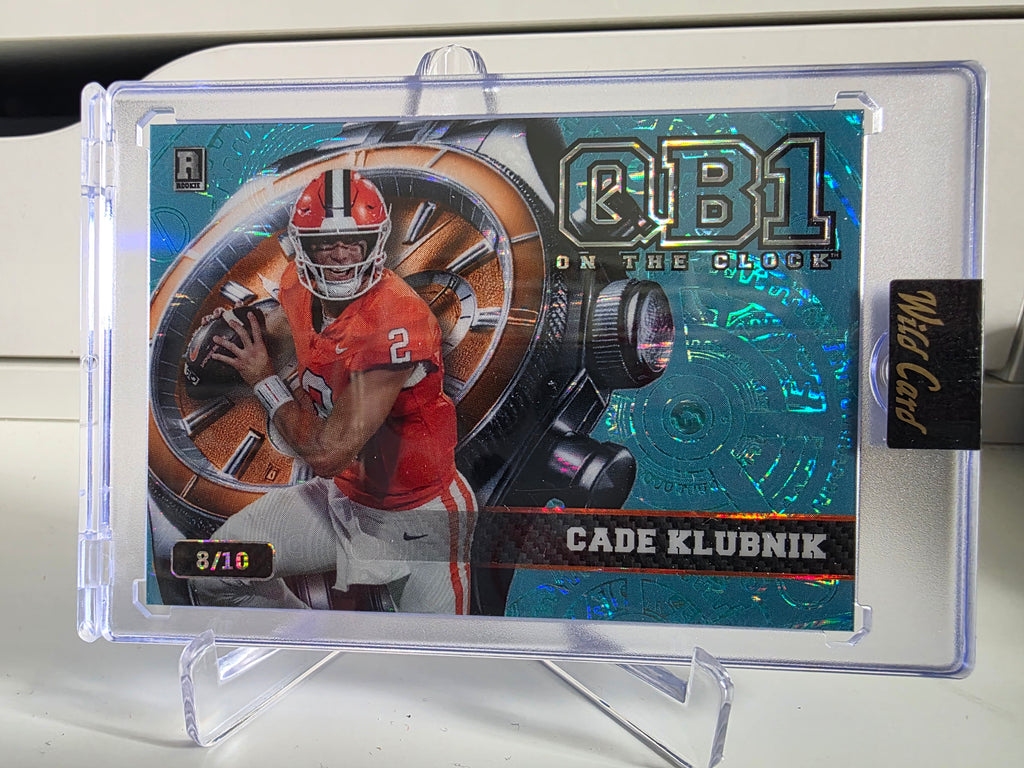 2026 Wild Card QB1 On the Clock - Teal Orange #OCW-TL-CK Cade Klubnik