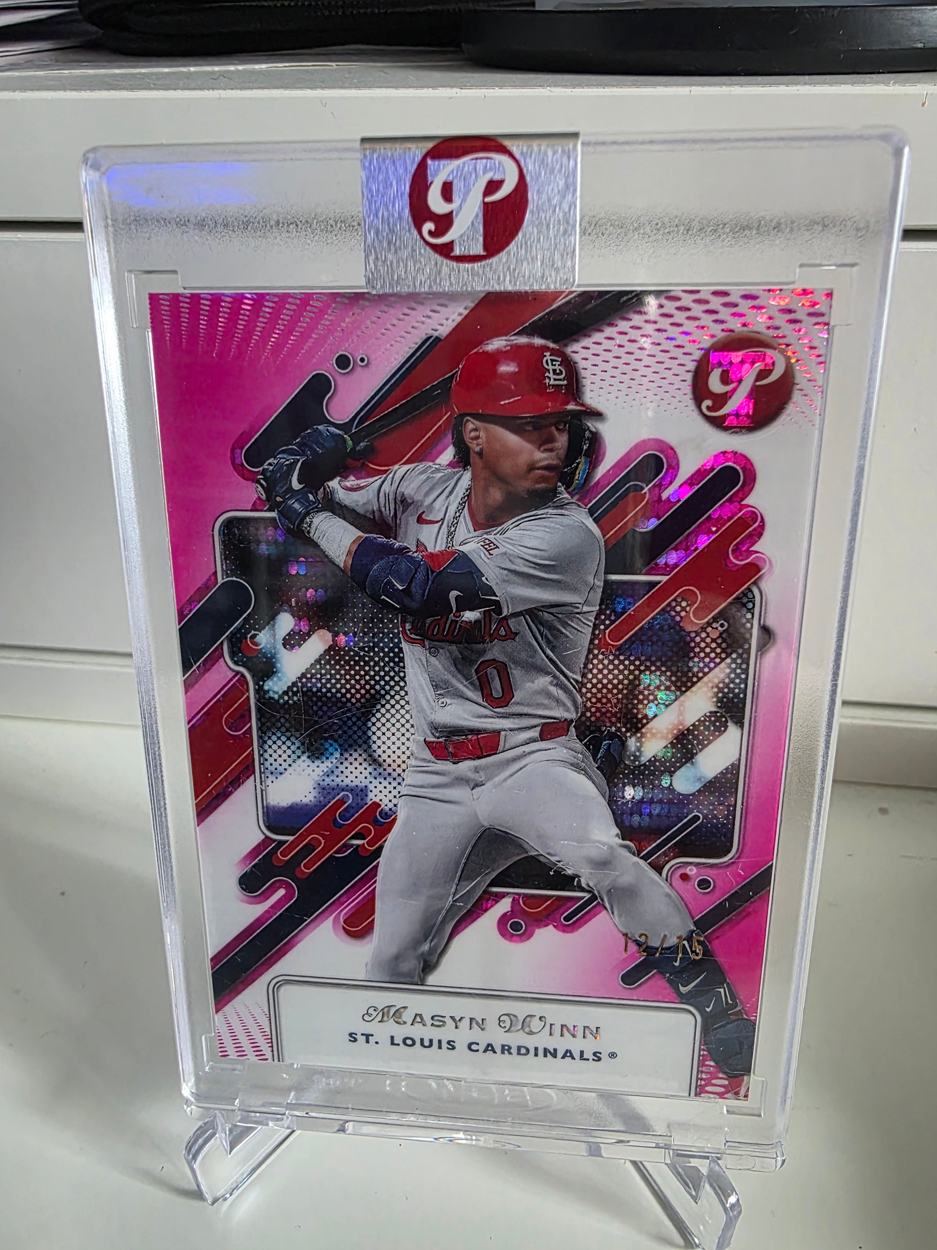 2025 Topps Pristine #226 Masyn Winn Pristine Pink Refractors #/15