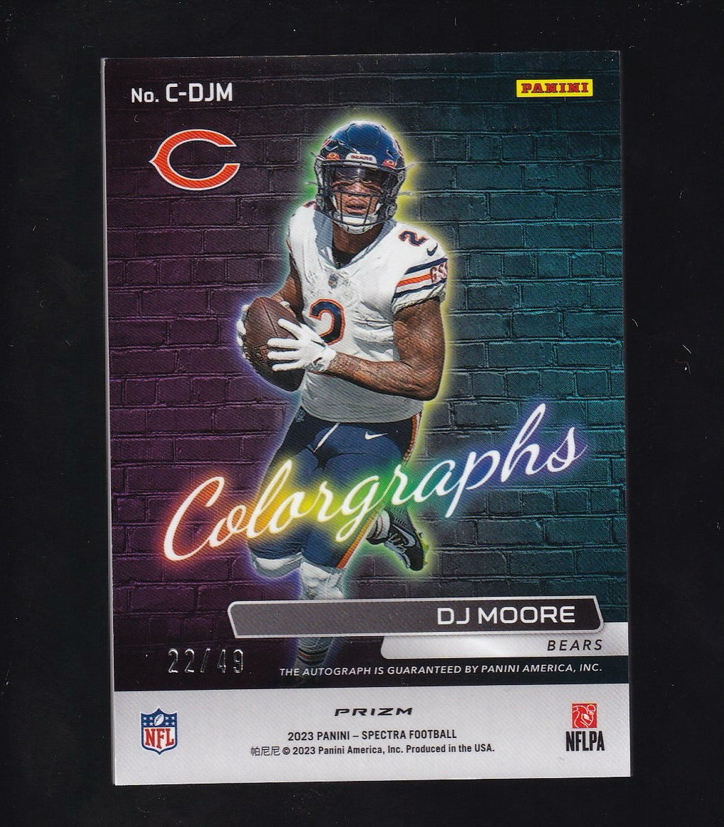 2023 Panini Spectra #C-DJM DJ Moore Colorgraphs #/49