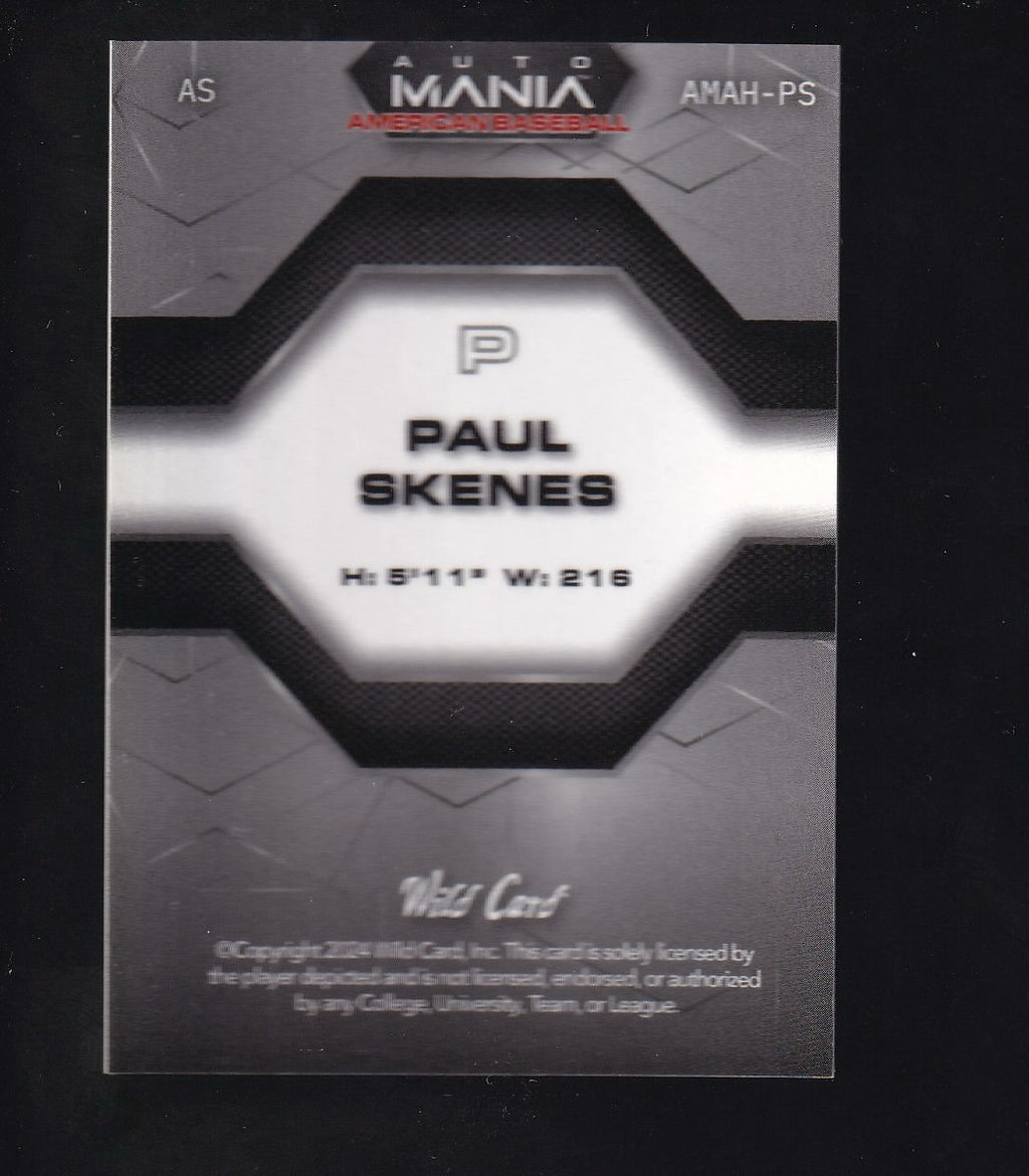 2024 Wild Card Automania Paul Skenes Hex Prism Fighter Jets #AMAH-PS Paul Skenes