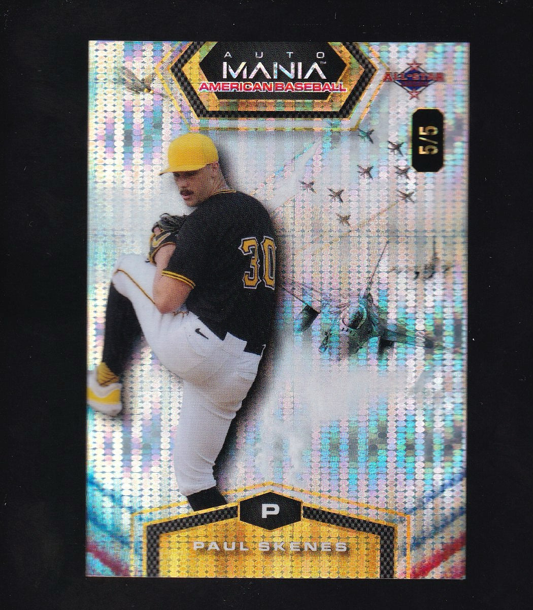 2024 Wild Card Automania Paul Skenes Hex Prism Fighter Jets #AMAH-PS Paul Skenes