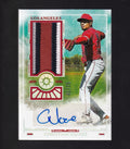 2025 Panini Boys of Summer #PM-CMR Christian Moore Relic Signatures Silver
